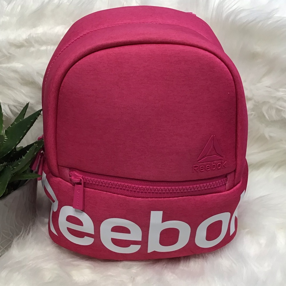 NWT Reebok Women Regional Mini Backpack Heather Atomic Pink
